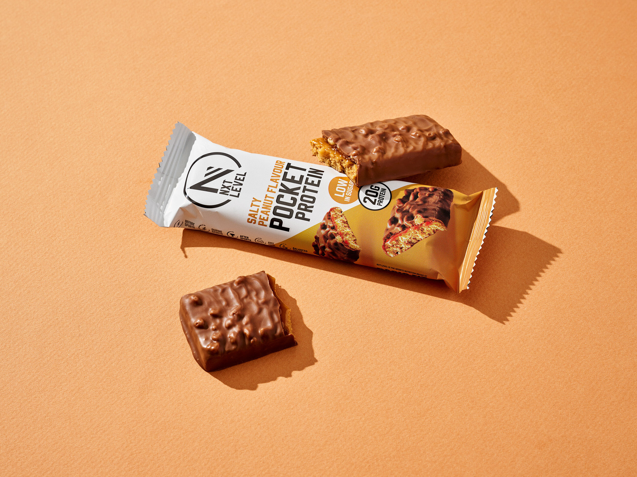 Pocket Protein - Cacahu&egrave;tes Sal&eacute;es - 15 Barres image number 3