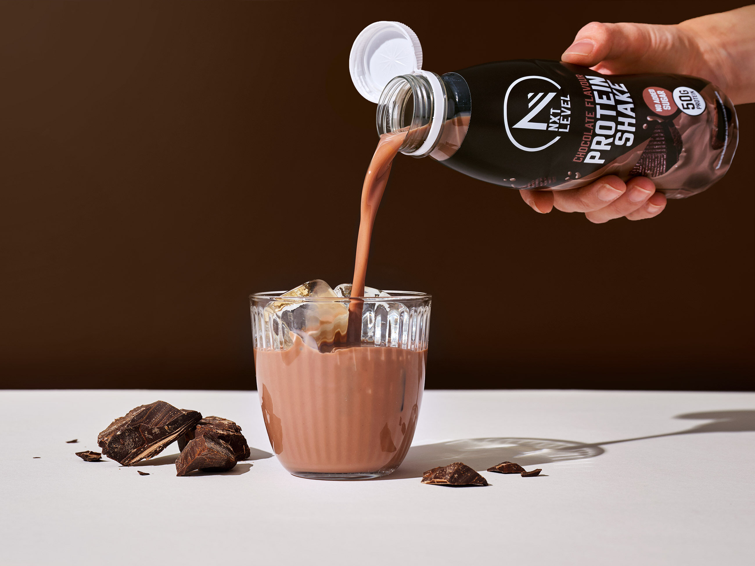 Shake prot&eacute;in&eacute; - Chocolat au lait - 6 x 500 ml - 50 g image number 2