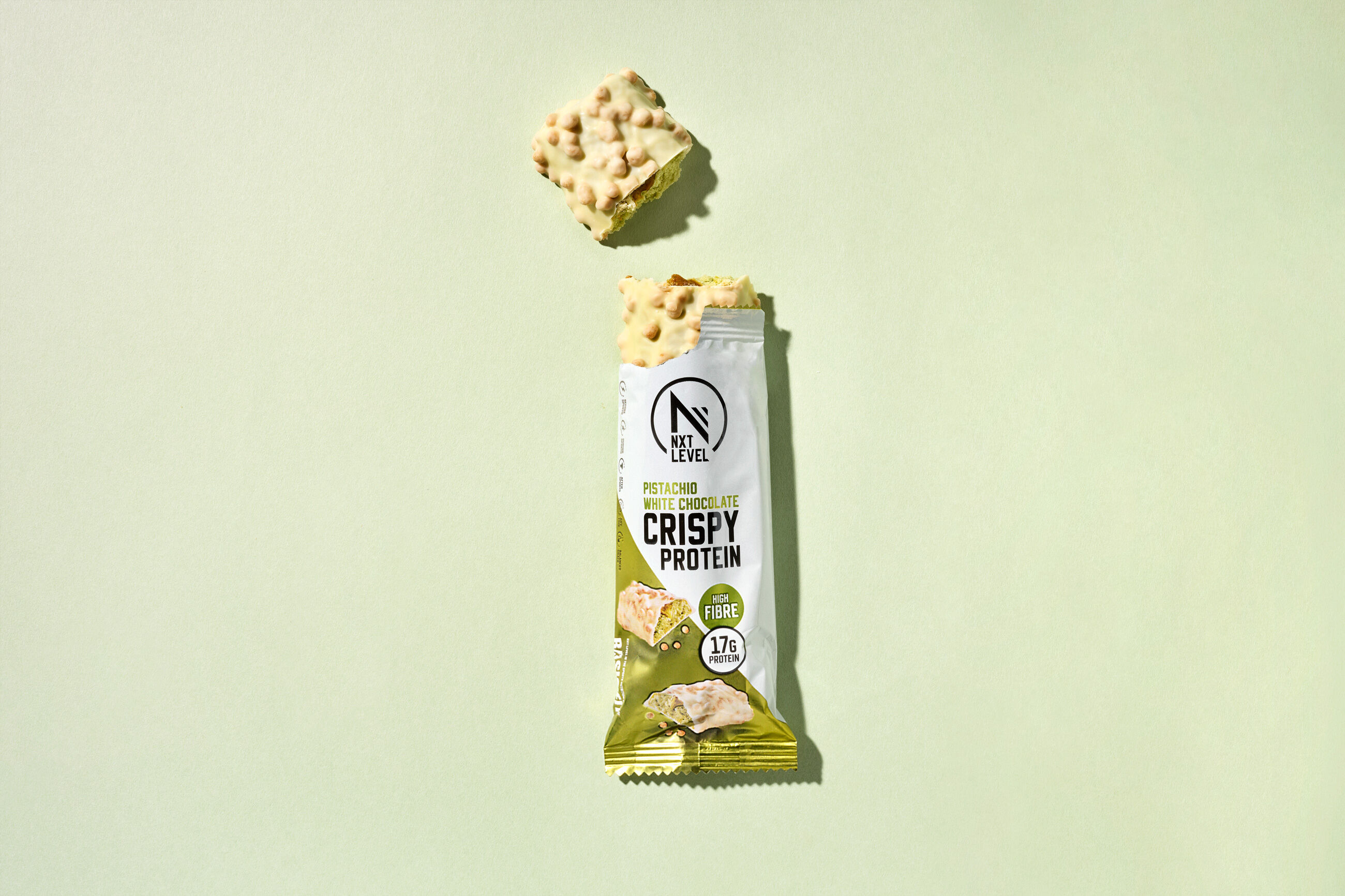 Crispy Protein - Pistachio White Chocolate - 15 bars image number 2