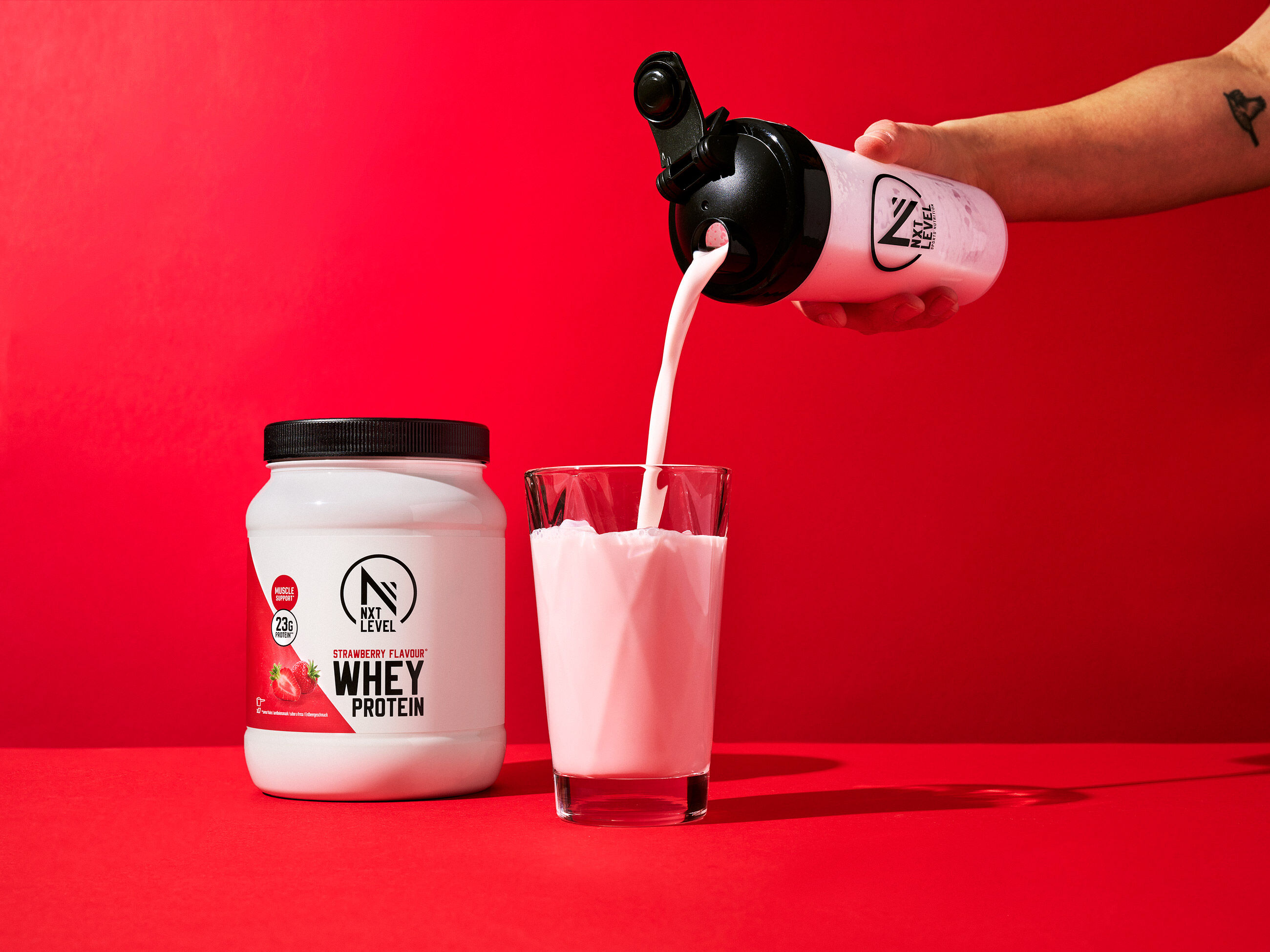 Whey Protein Fraise - 500g image number 2