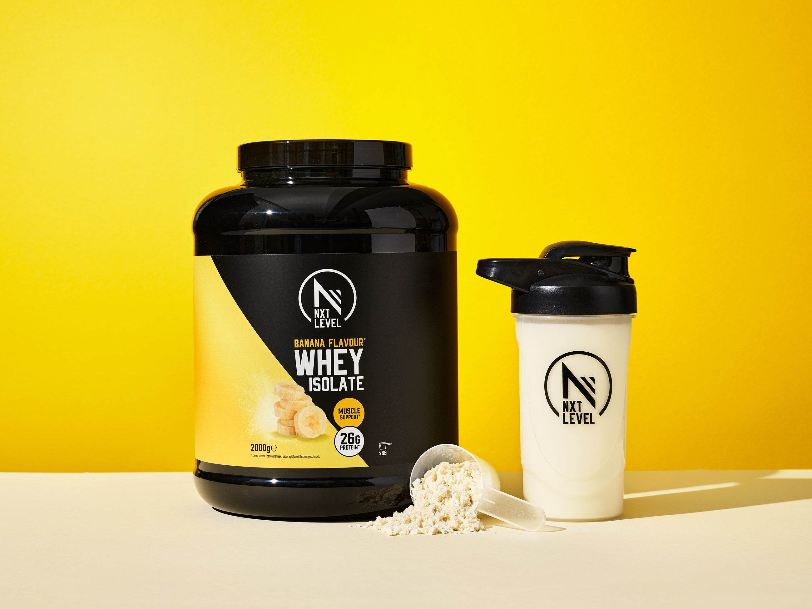 Whey Isolate Banaan - 2kg image number 1