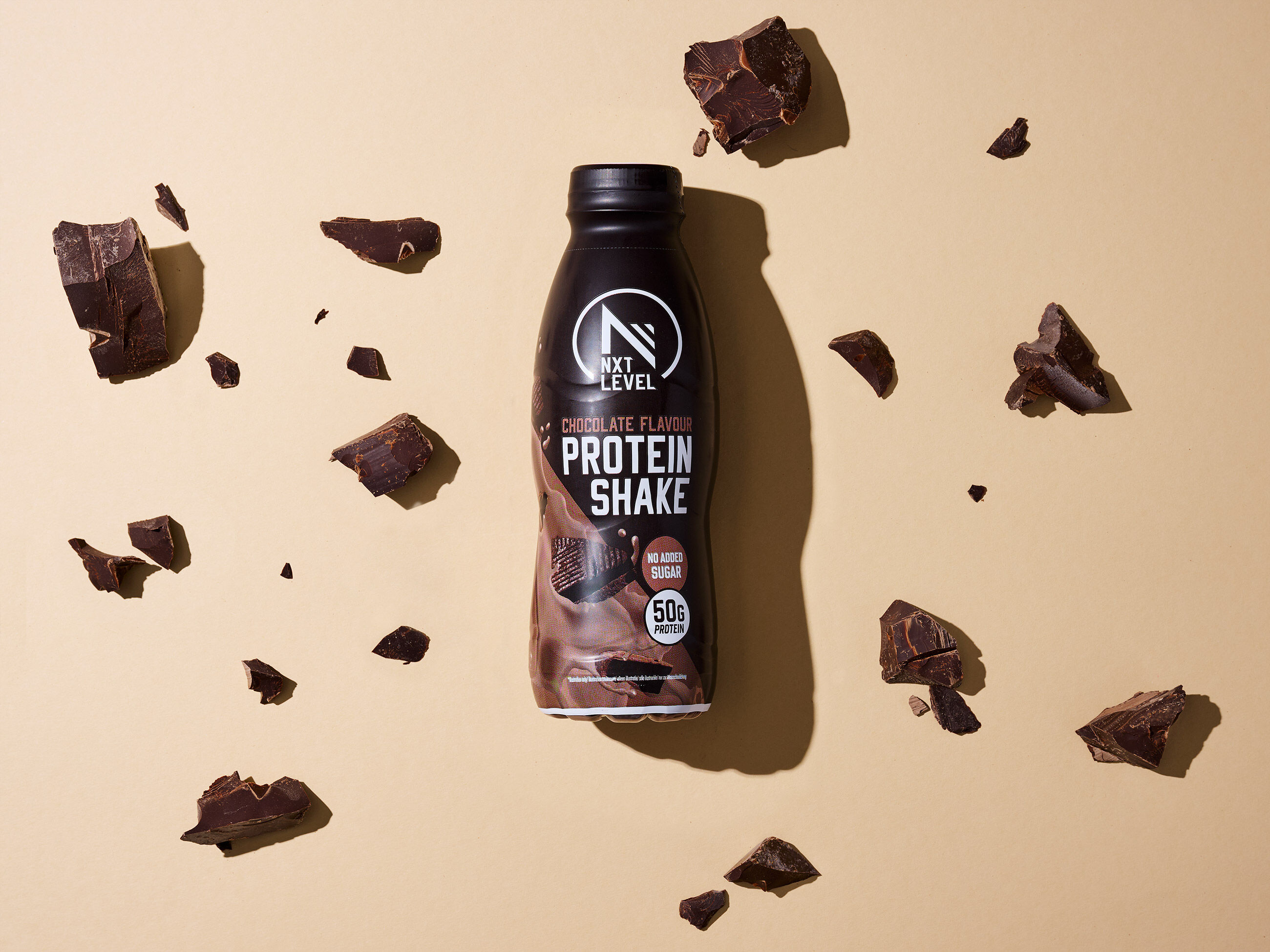 Shake prot&eacute;in&eacute; - Chocolat au lait - 6 x 500 ml - 50 g image number 3