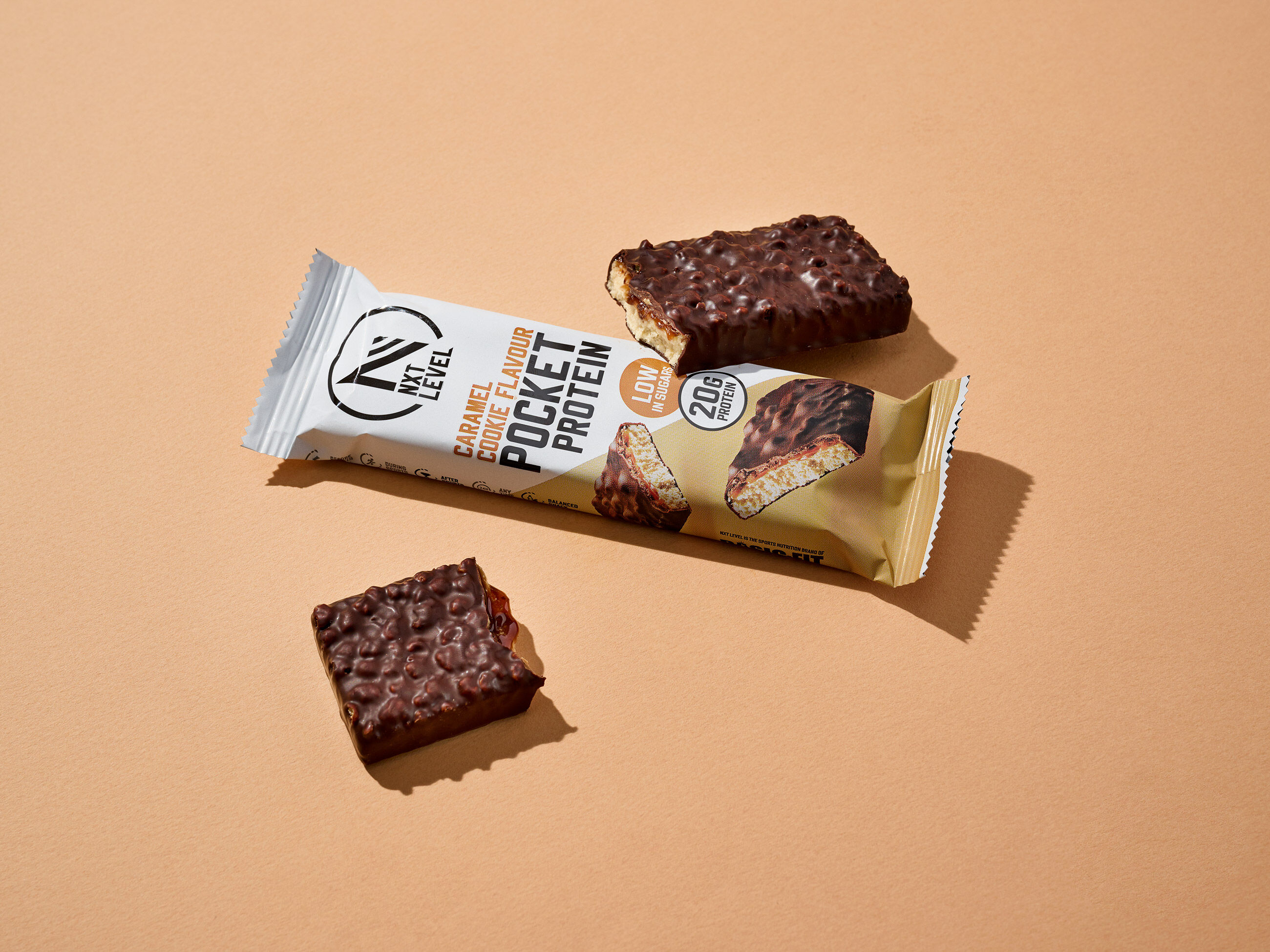 Pocket Protein - Caramel Cookie - 15 Barres image number 3