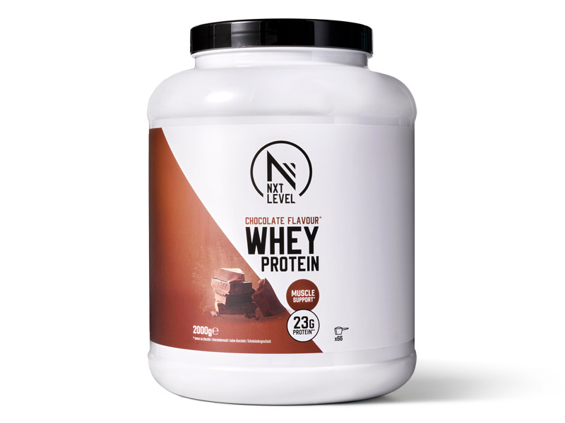 Whey Protein Chocolate - 2kg | Basic-Fit webshop variant